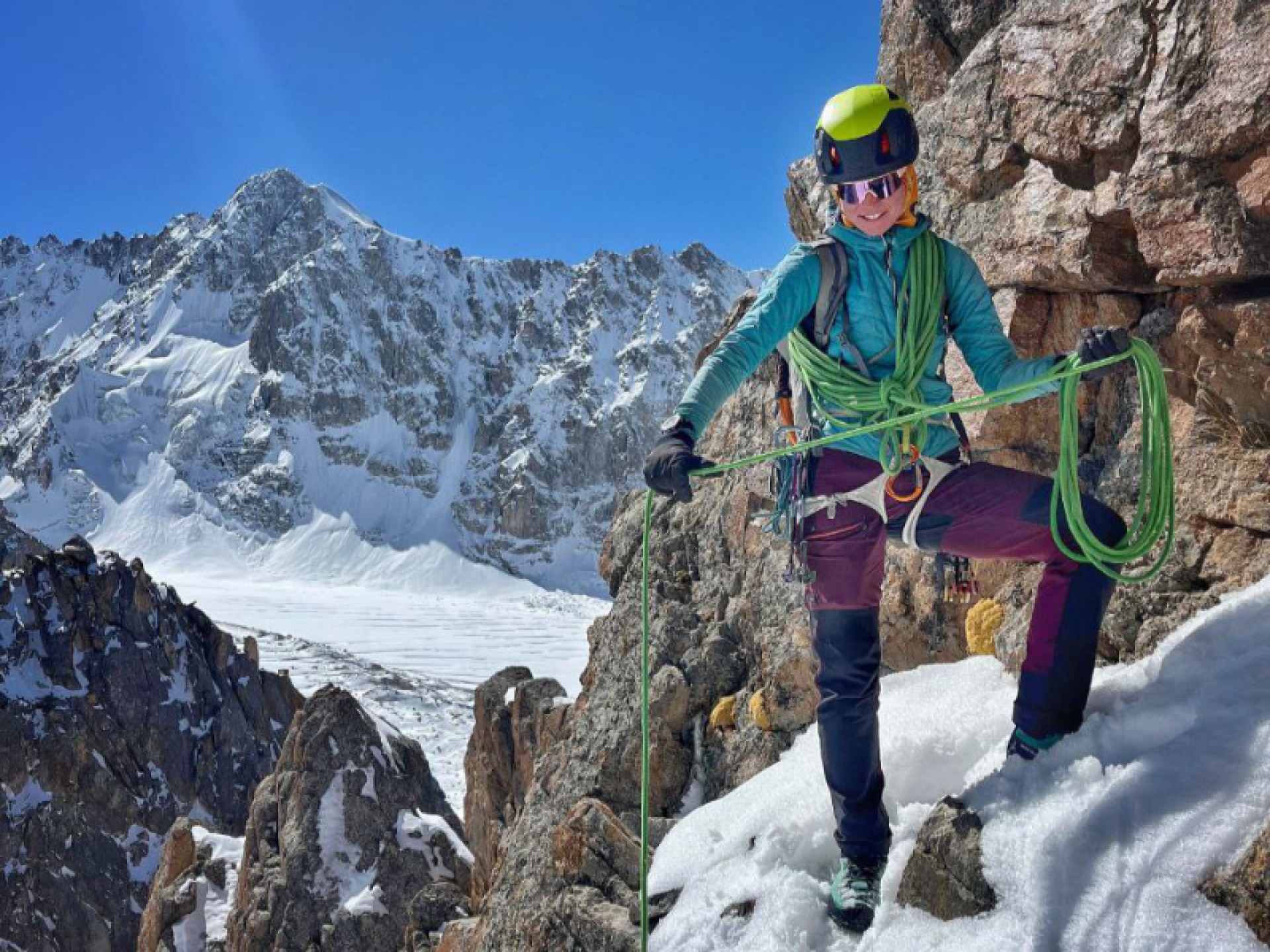 Climbing guide in Ala Archa, Kyrgyzstan
