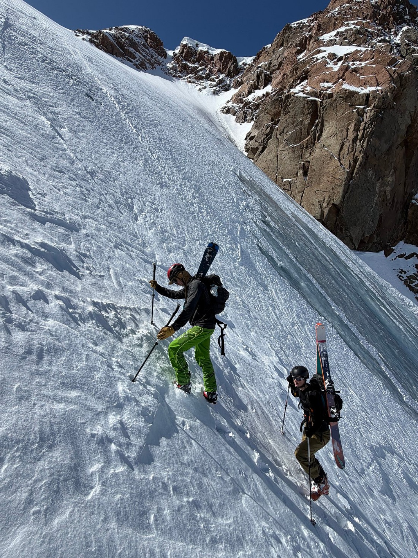 Skitouring on Til glacier