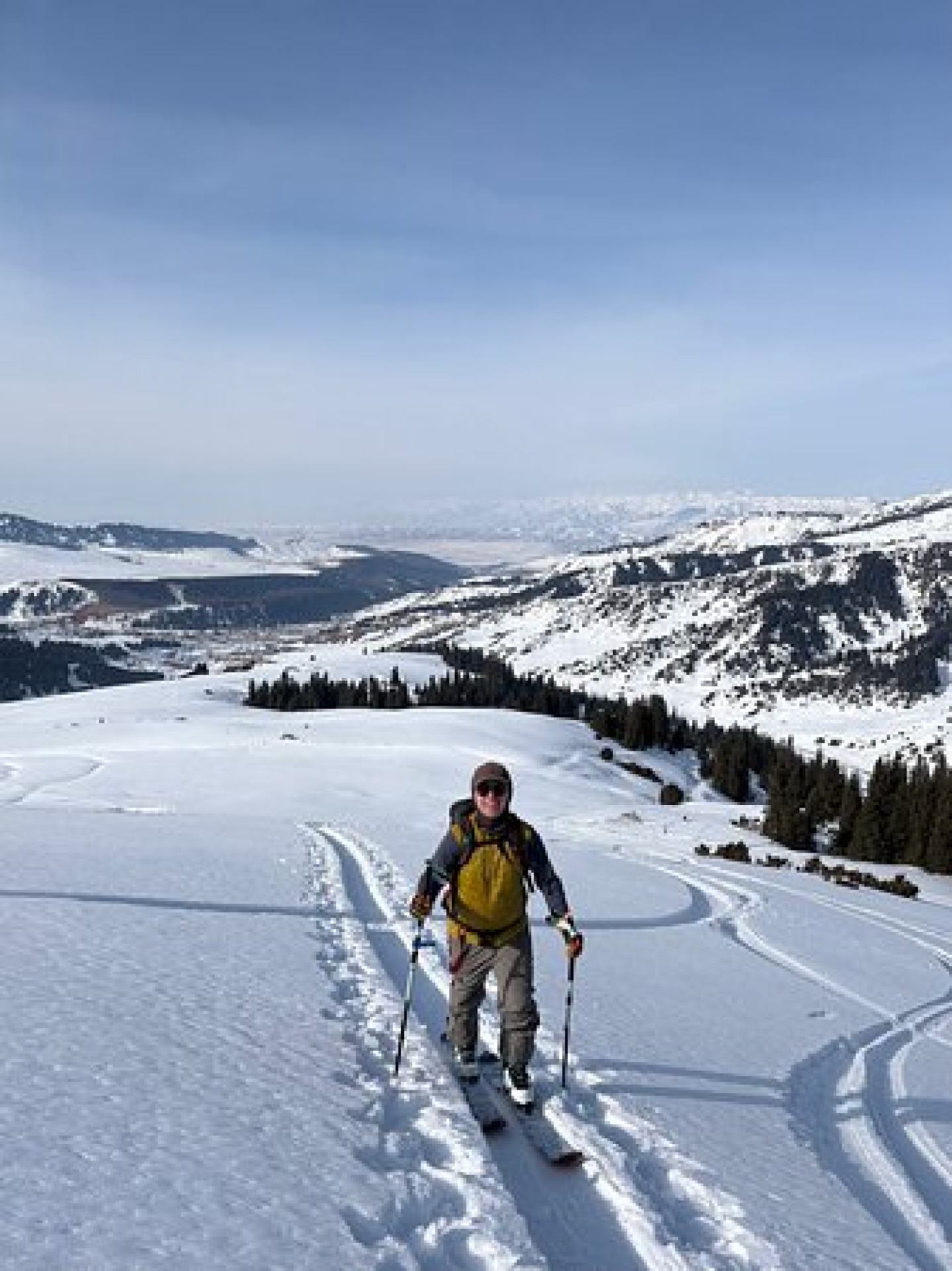 Splitboarder in Jyrgalan