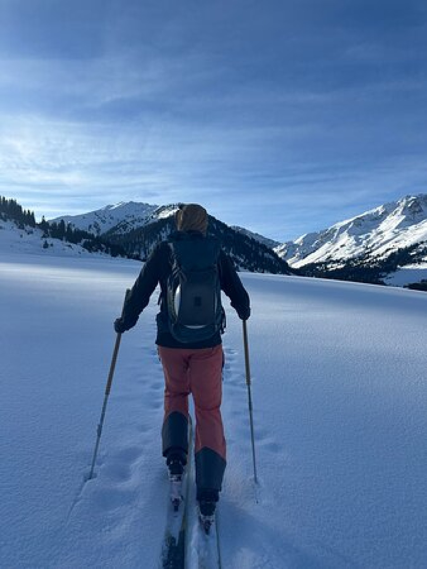 Max&mdash;ski guide at Silk Road Guiding&mdash;during the skitouring program in Jyrgalan