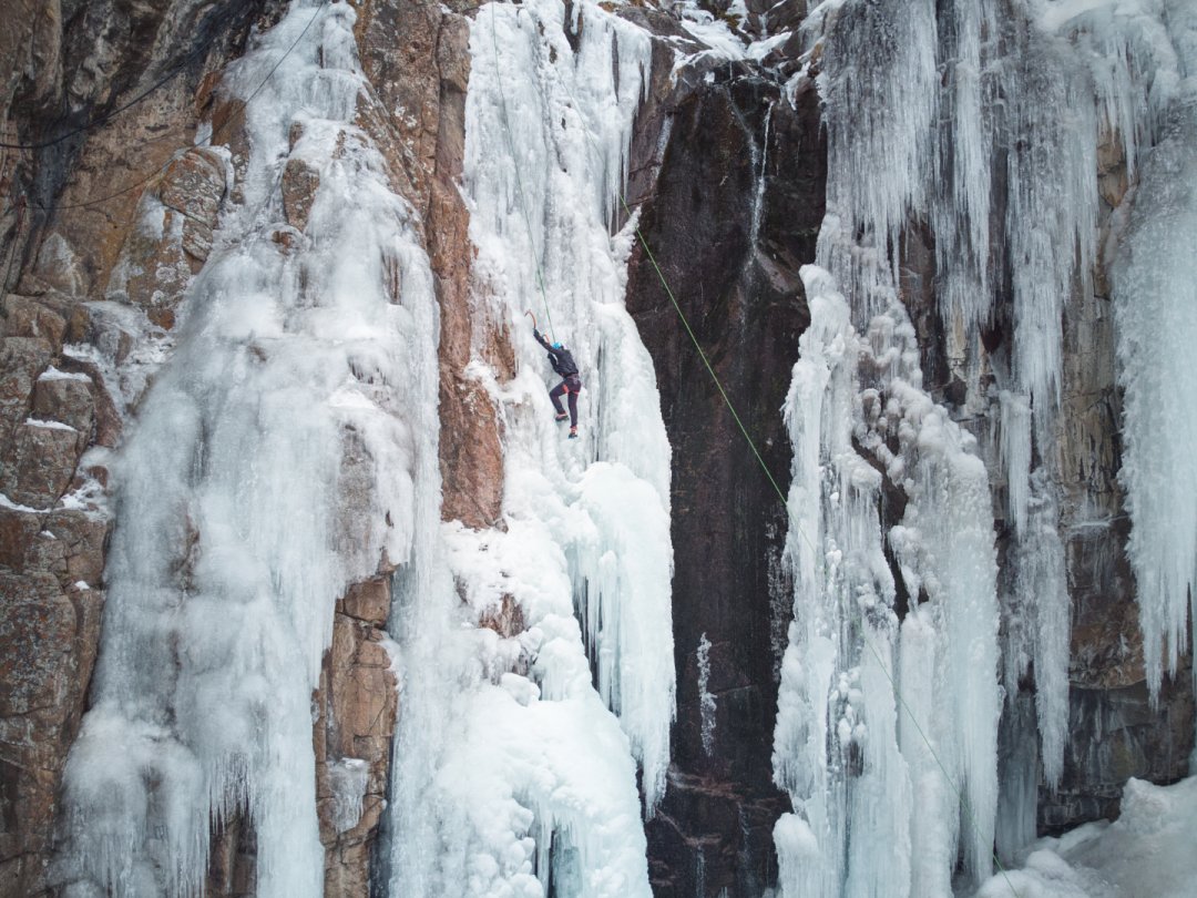 Try ice climbing